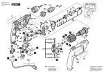 Bosch 0 601 137 560 Gbm 10 Sre Drill 230 V / Eu Spare Parts